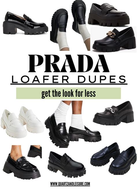 womens prada loafers dupe|prada monolith boot dupe.